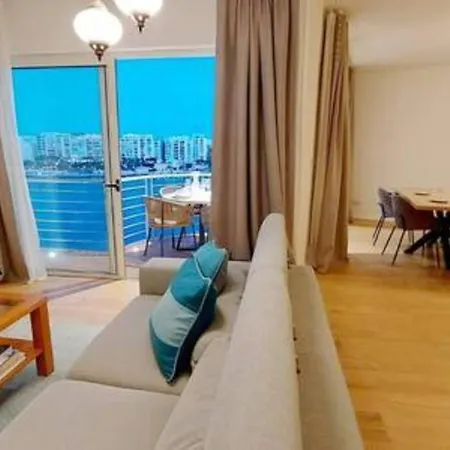 Stunning Beachfront In St Julians * Sliema